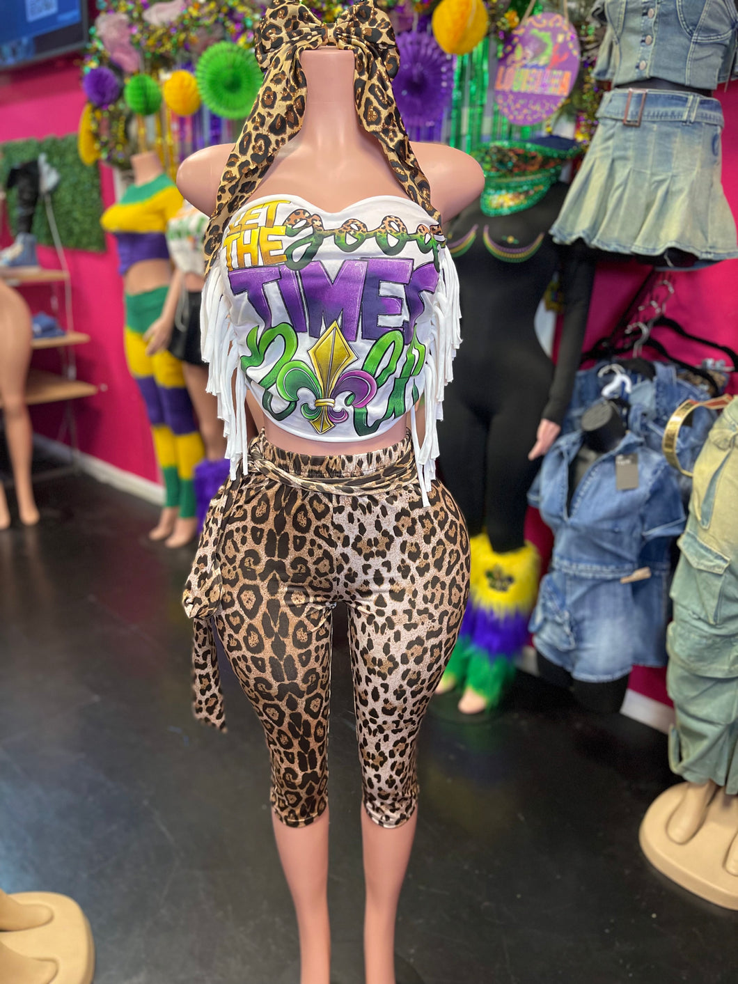 Mardi Gras Cheetah